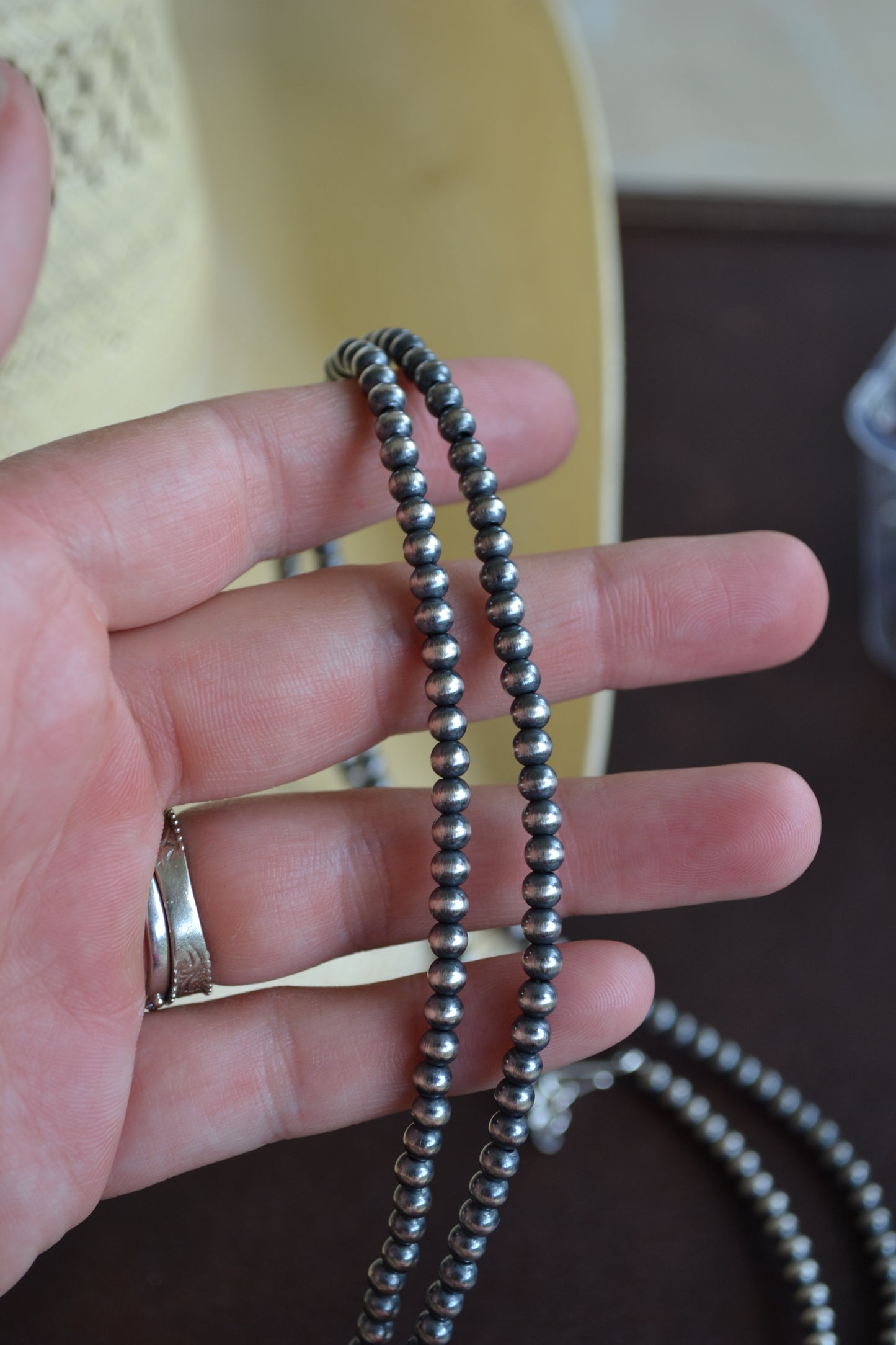 The Reba 4mm Pearls
