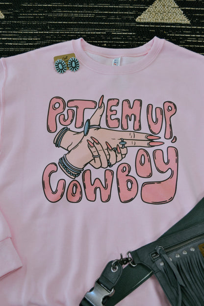 The Put Em Up Cowboy Sweatshirt SMALL