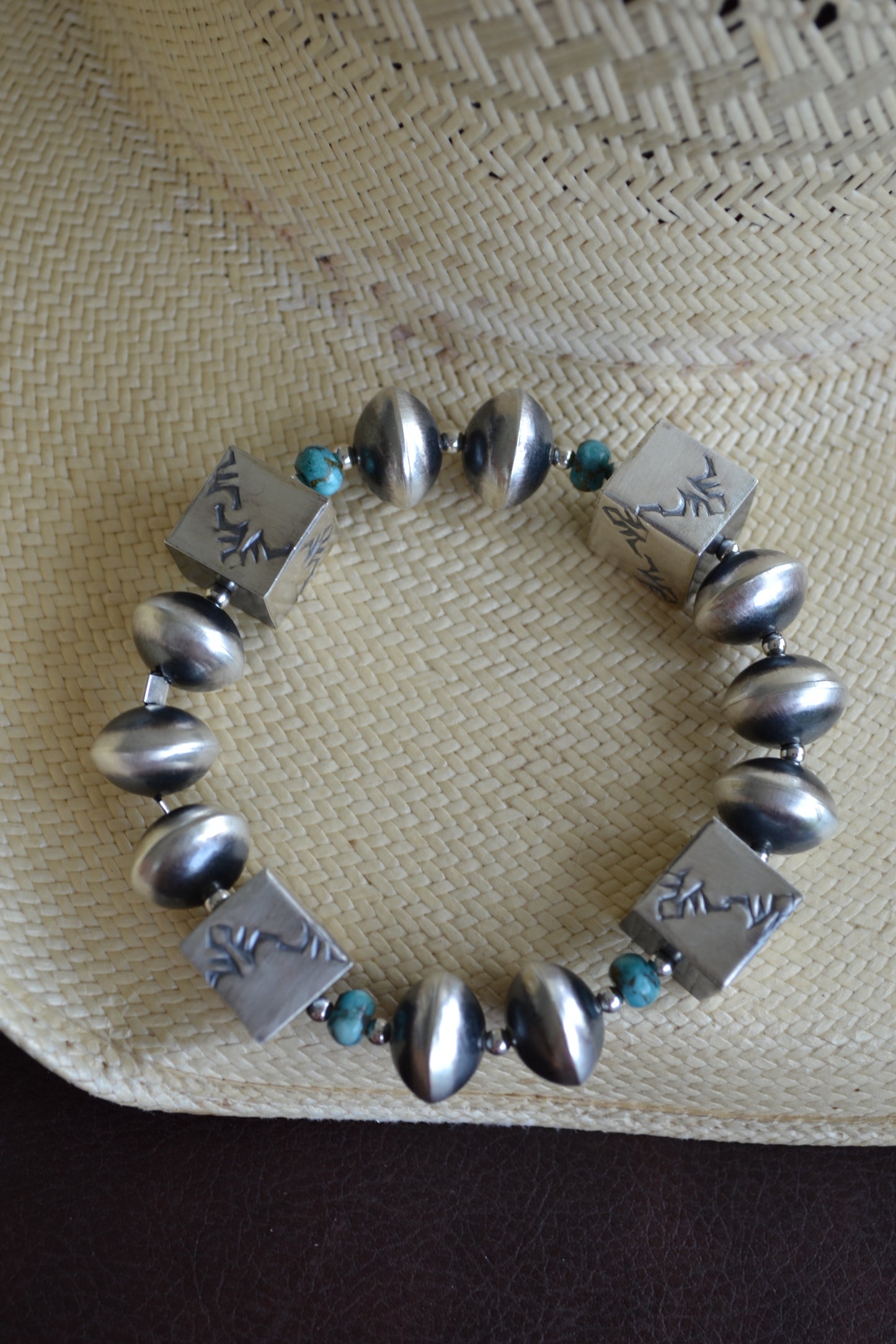 The Nash 14mm Stretch Navajo Bracelet