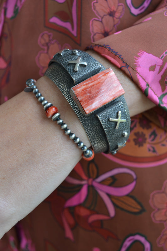 The Elva Graduated Spiny Stretch Bracelet