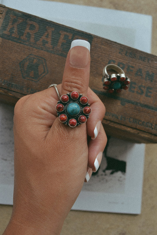 The Zinnia Adjustable Ring