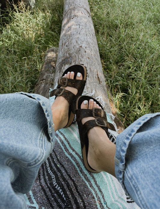 The Reno Cowhide Sandals