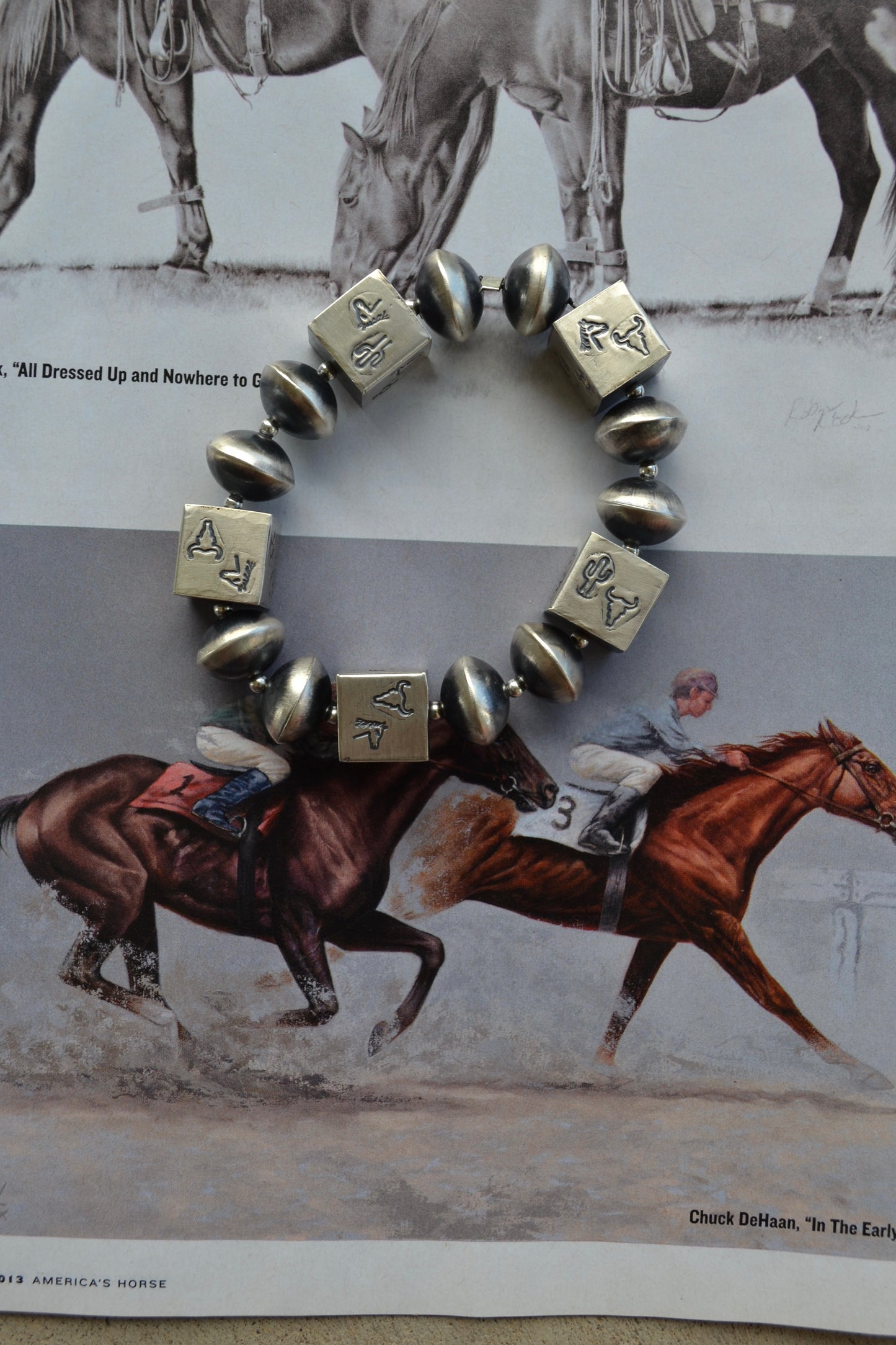 The Tempe 14mm Stretch Navajo Bracelet