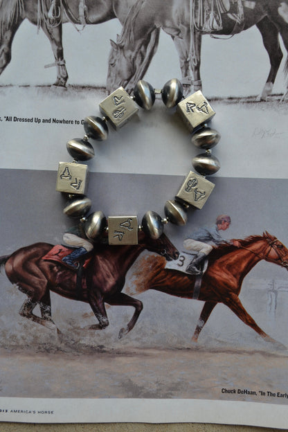 The Tempe 14mm Stretch Navajo Bracelet