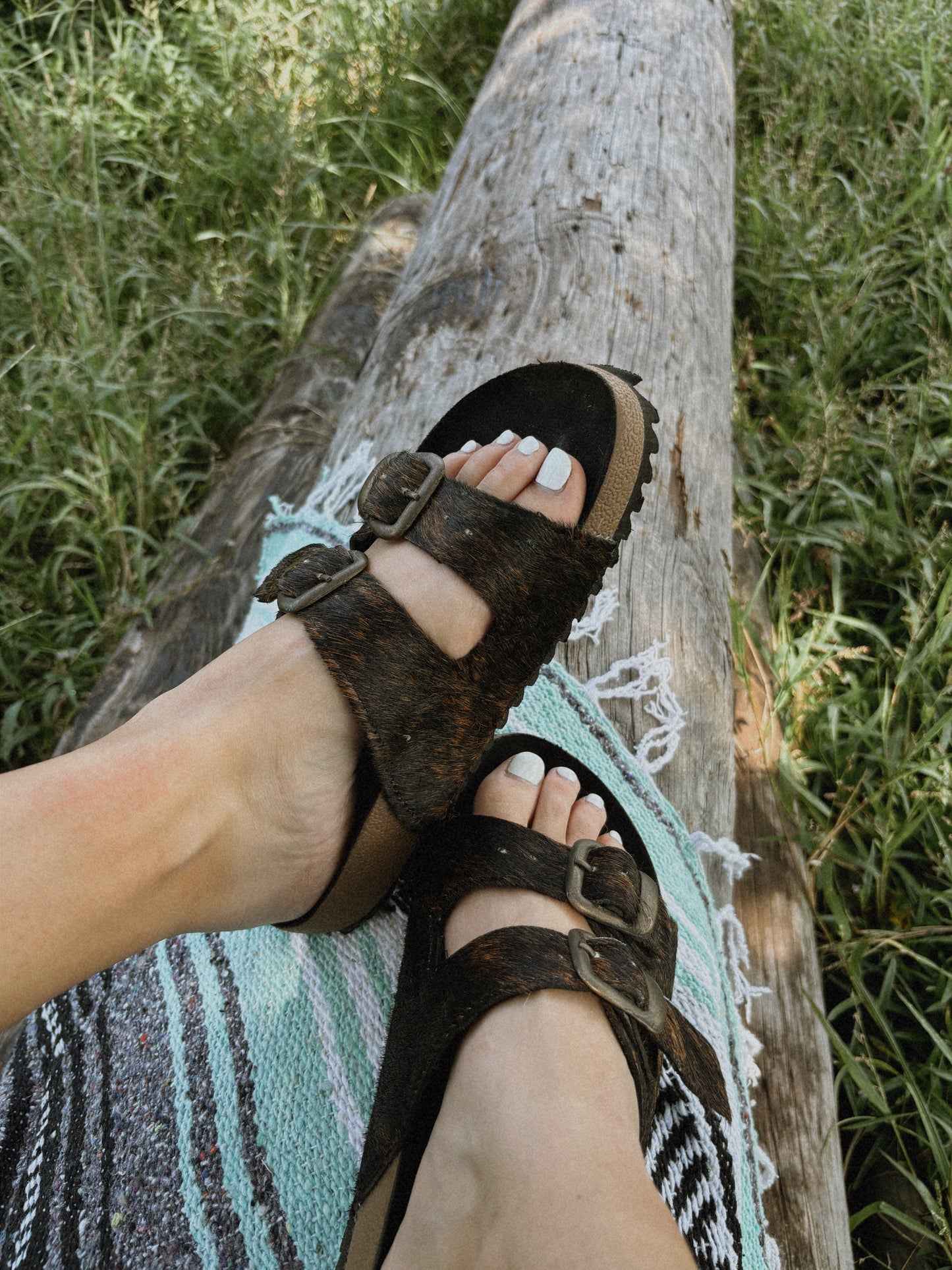 The Reno Cowhide Sandals