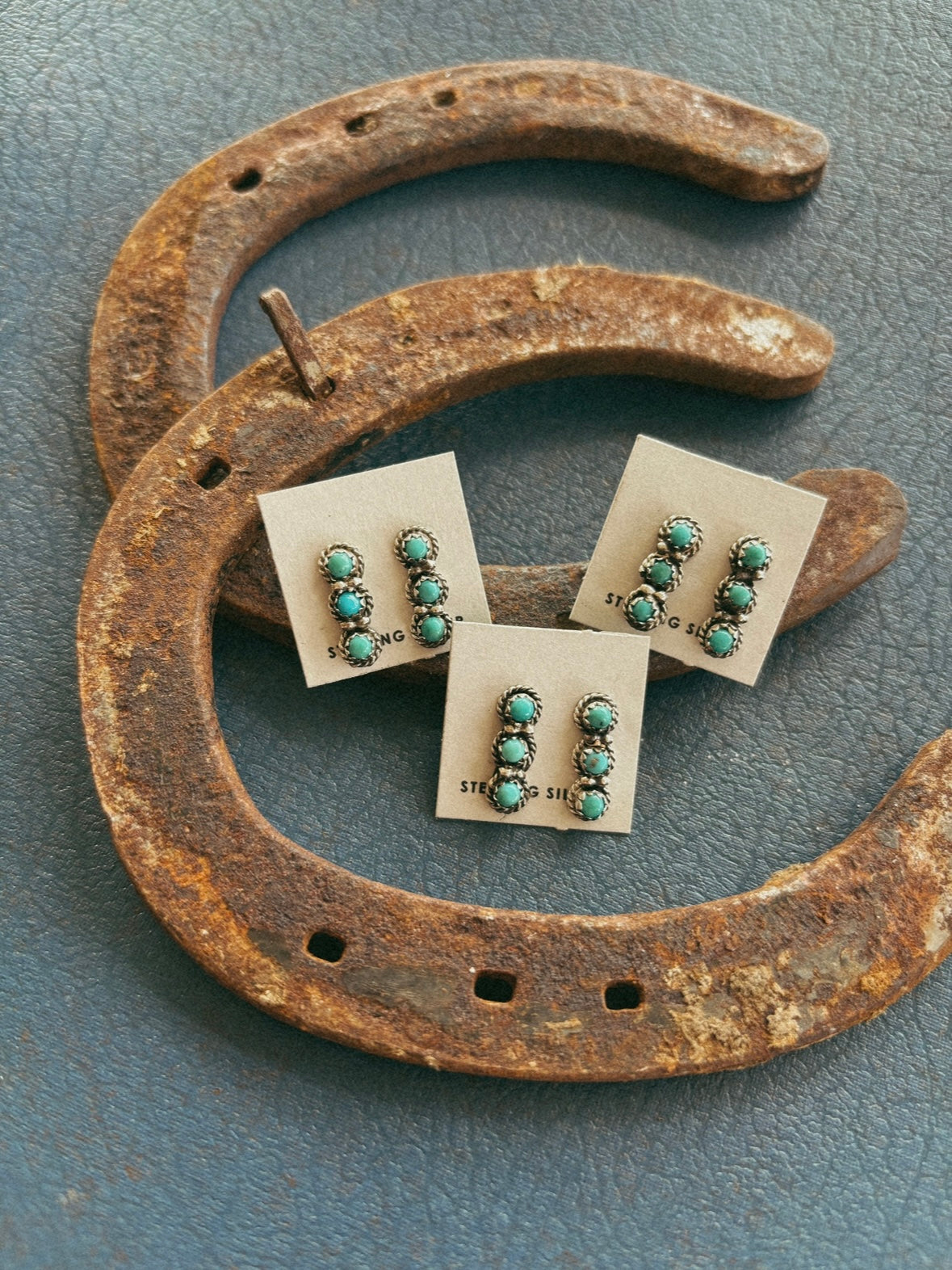 turquoise stud earrings