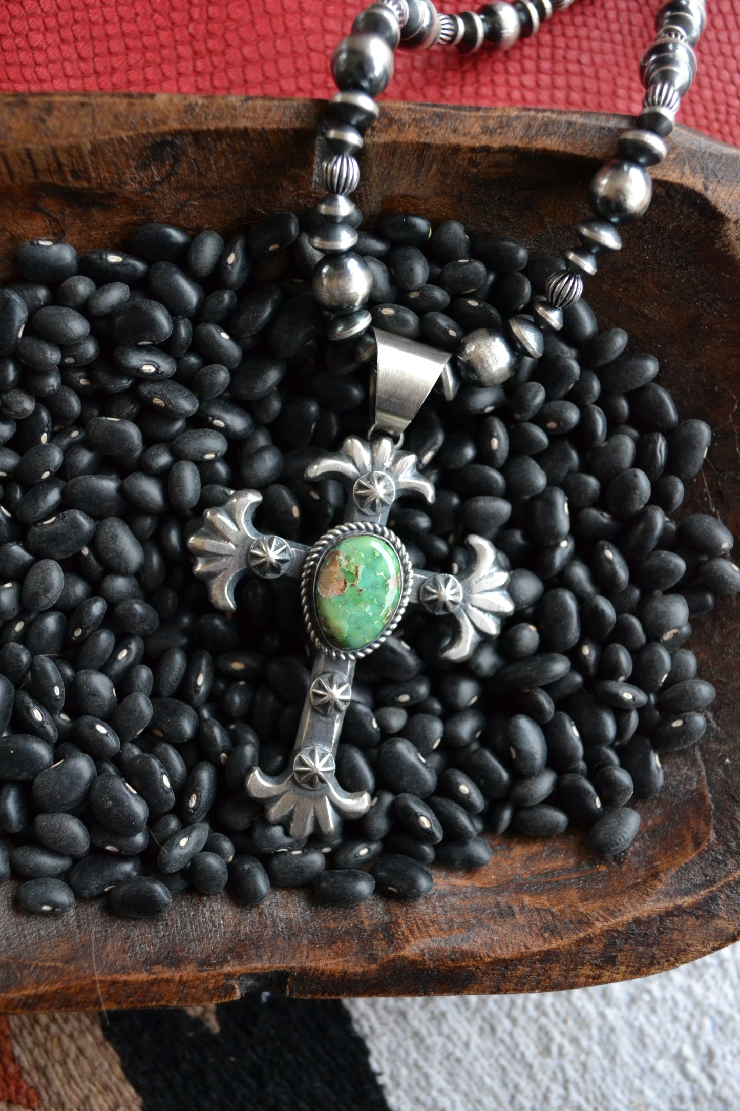 Chimney butte Sonoran cross pendant