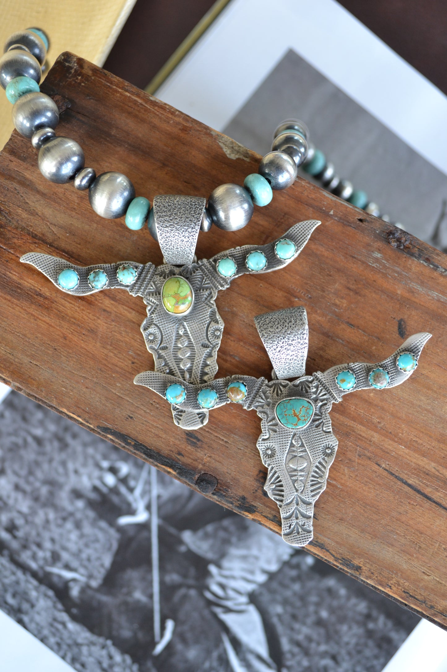 The Colter Longhorn Pendants
