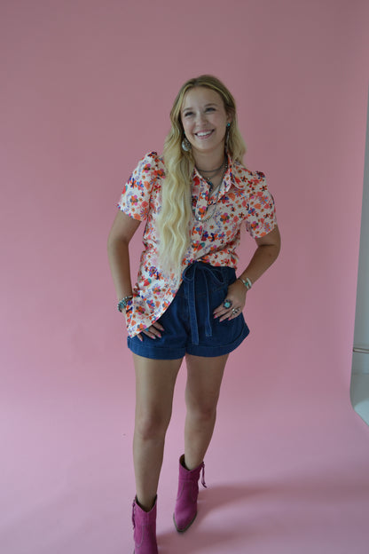 The Selah Pearl Snap Top