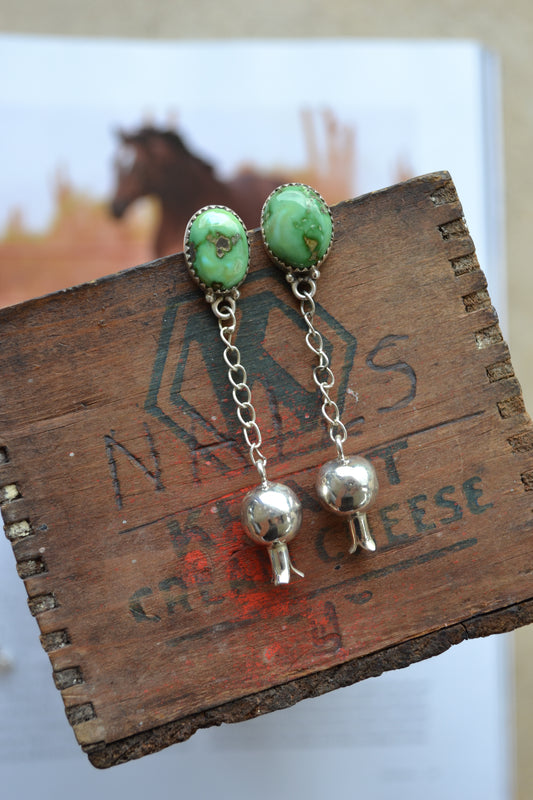 sonoran gold dangle stud earrings