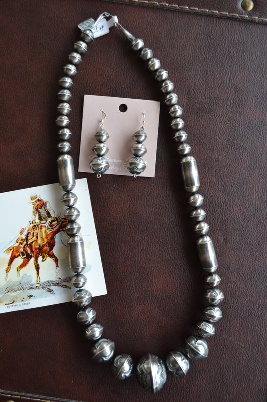 The Oakley 24" Navajo Pearl Necklace Set