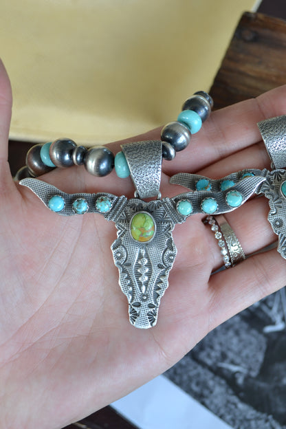 The Colter Longhorn Pendants
