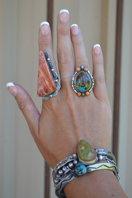 The Hedlie Adjustable Spiny Ring