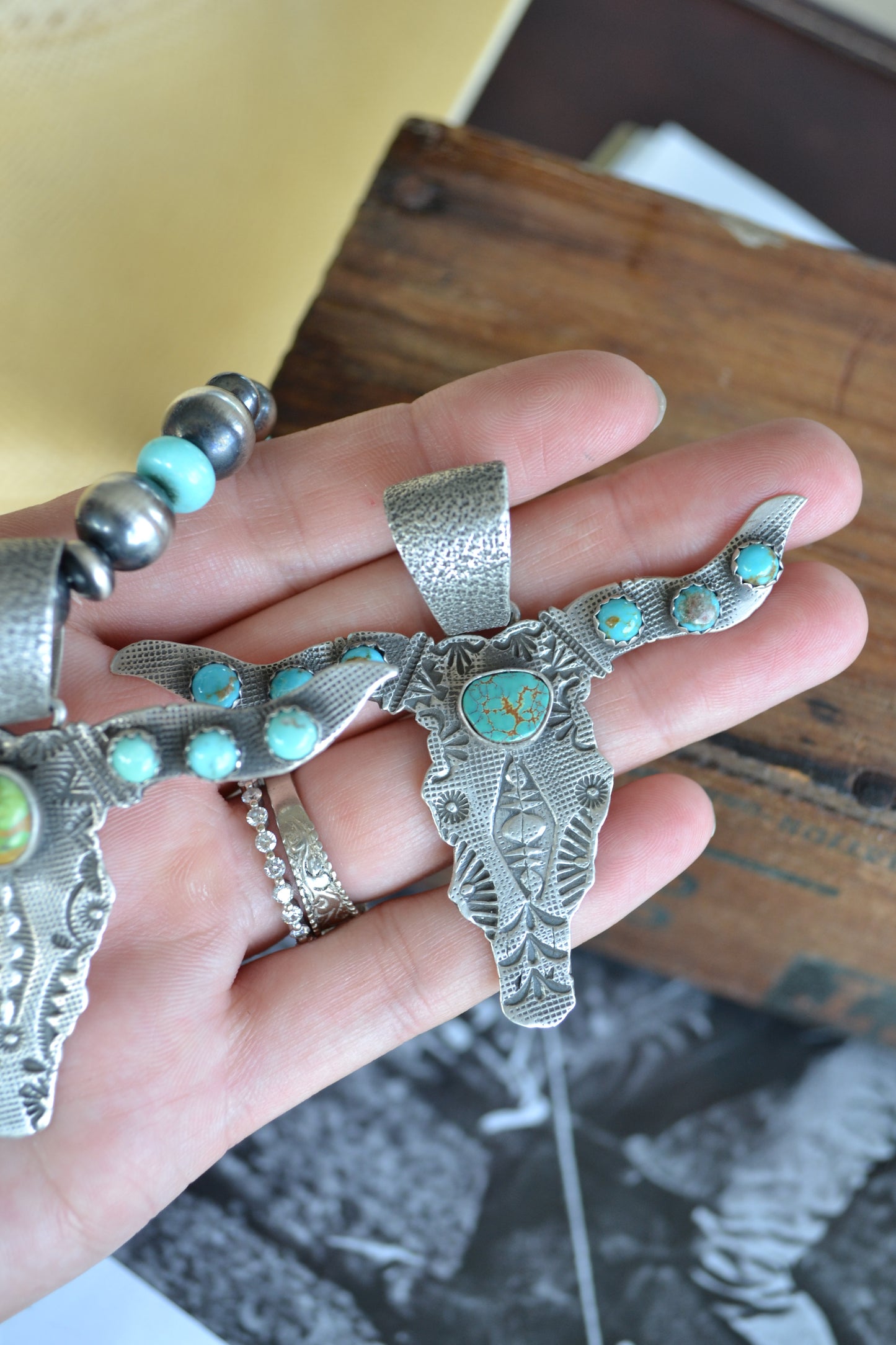 The Colter Longhorn Pendants