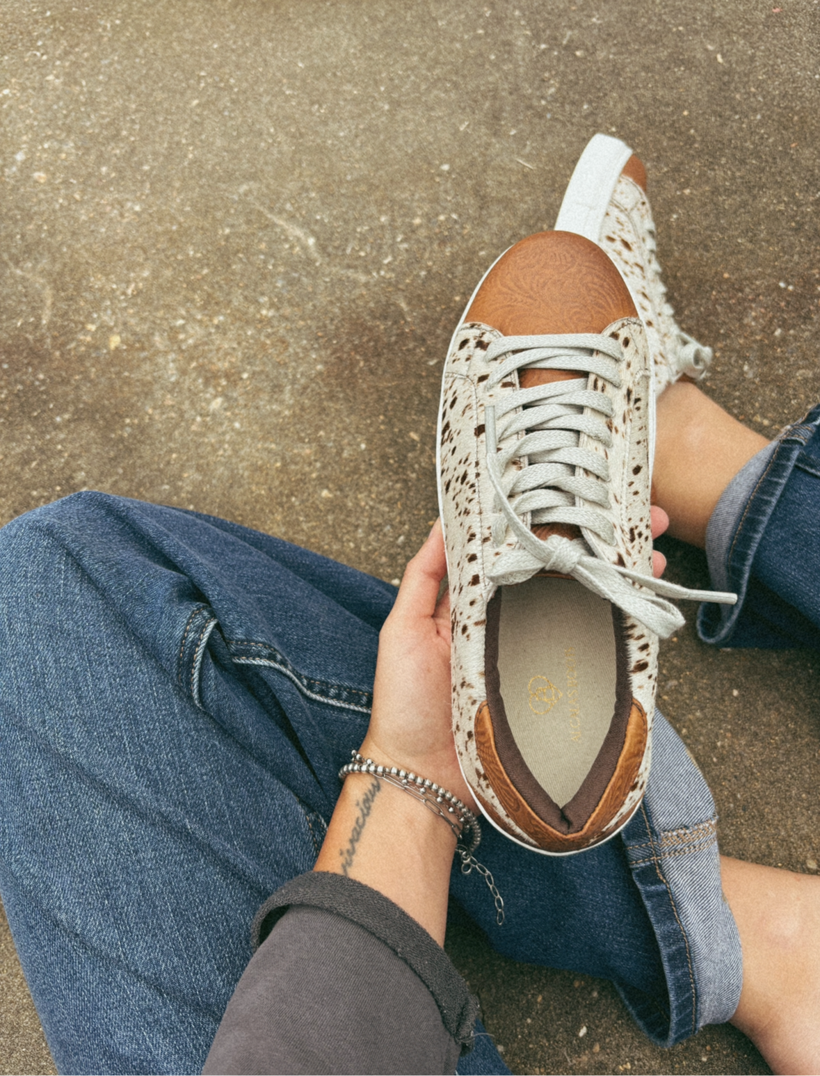 The Dakota Cowhide Sneakers