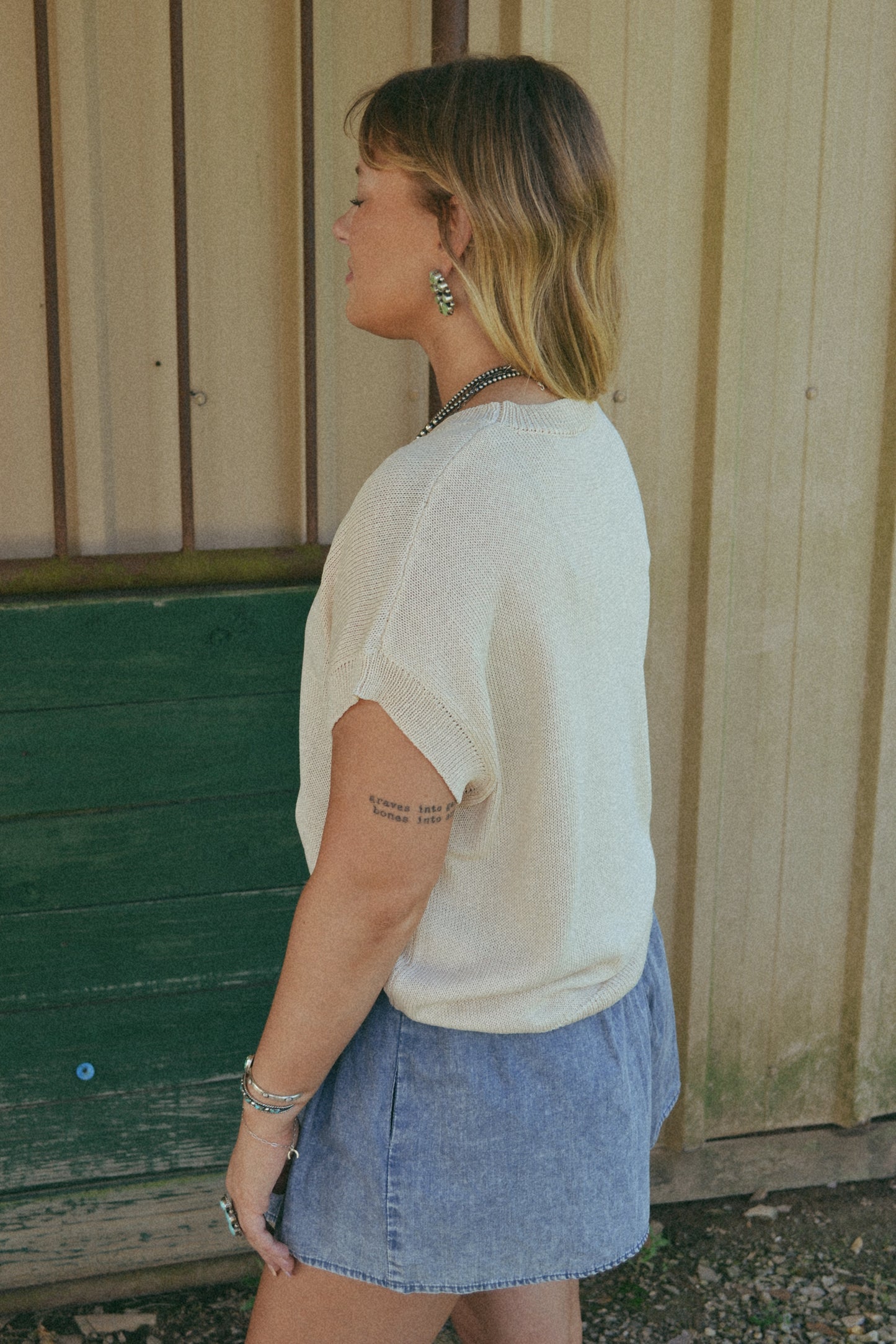 The Riggs Top in Tan