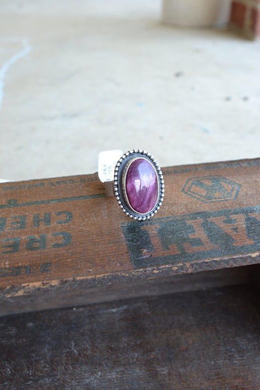 The Holsten Purple Spiny Adjustable Ring