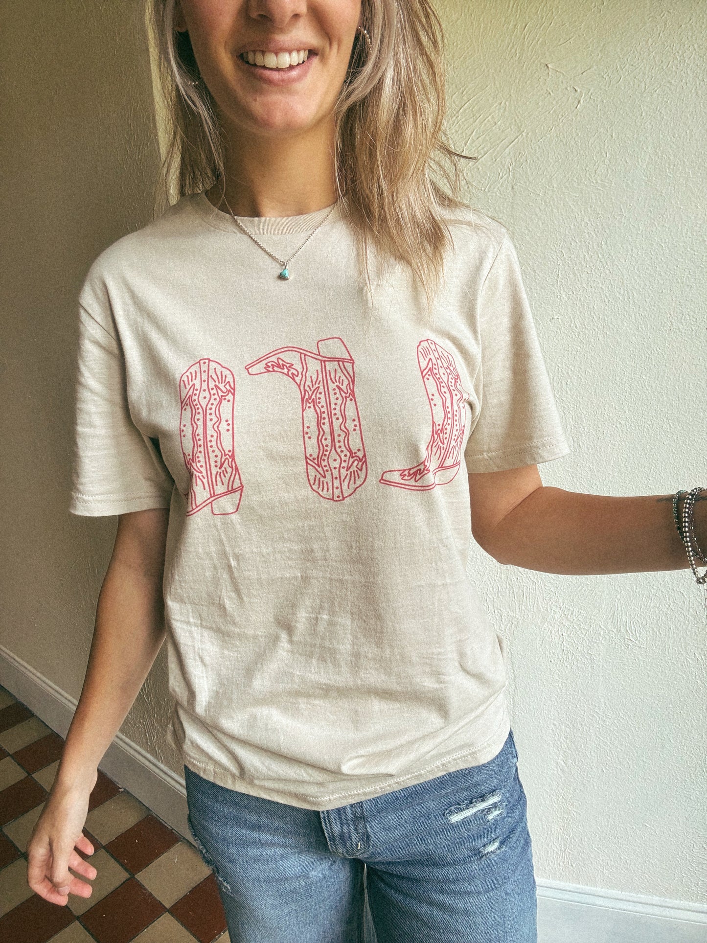 The Tres Boots Tee