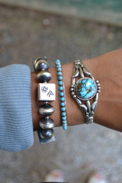 The Kayde Turquoise Stacker