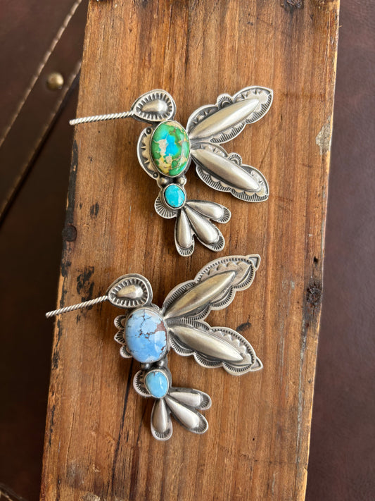 charles johnson turquoise hummingbird pendant