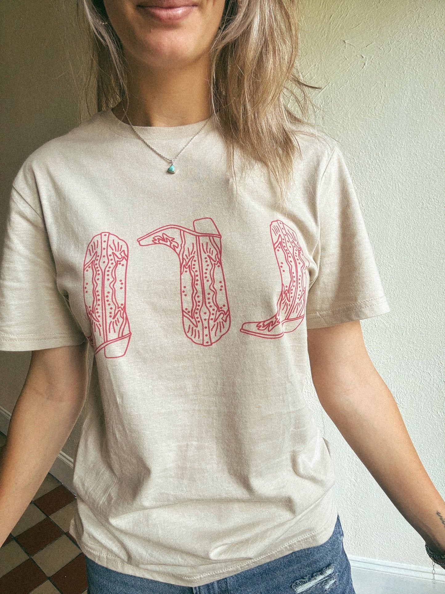 The Tres Boots Tee