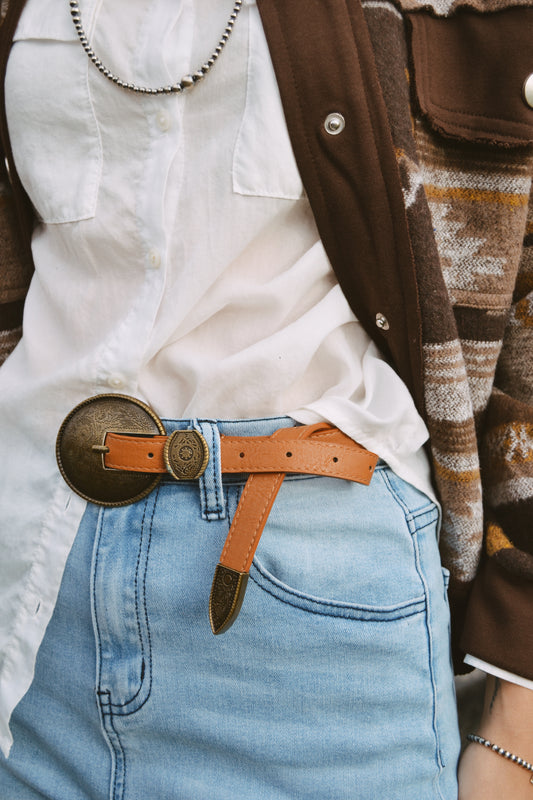 The Ryder Belt in Brown