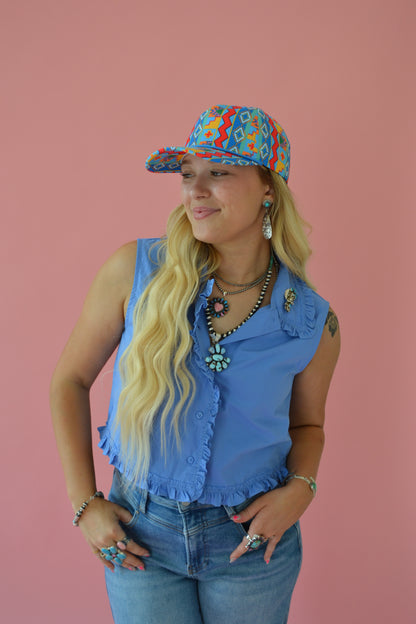The Meridian Cap in Blue