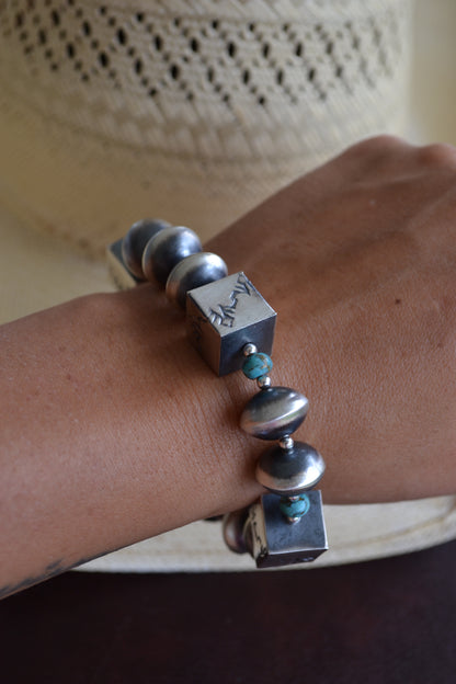 The Nash 14mm Stretch Navajo Bracelet