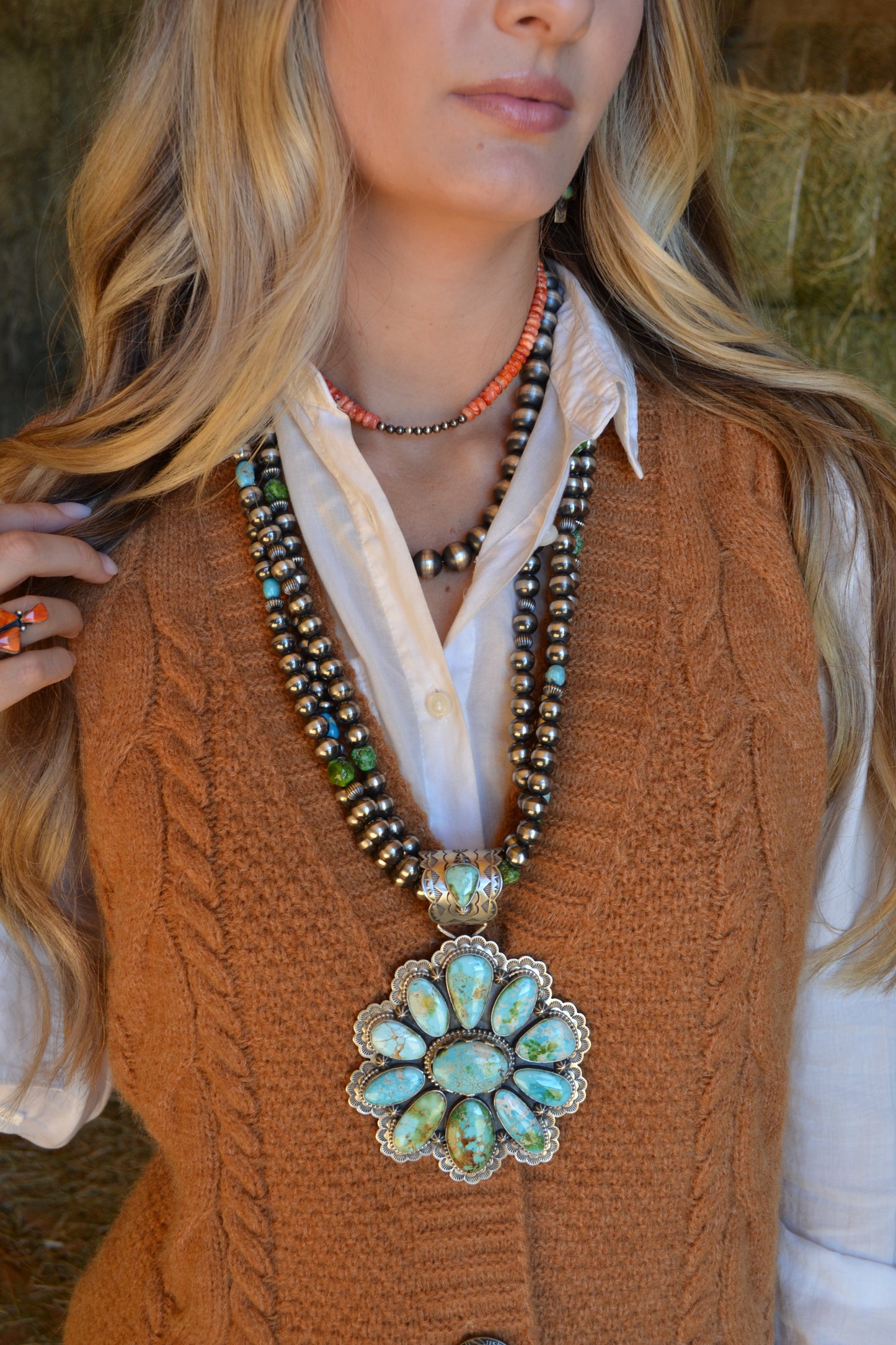 The Pinnacle 27" Sonoran Cluster Necklace