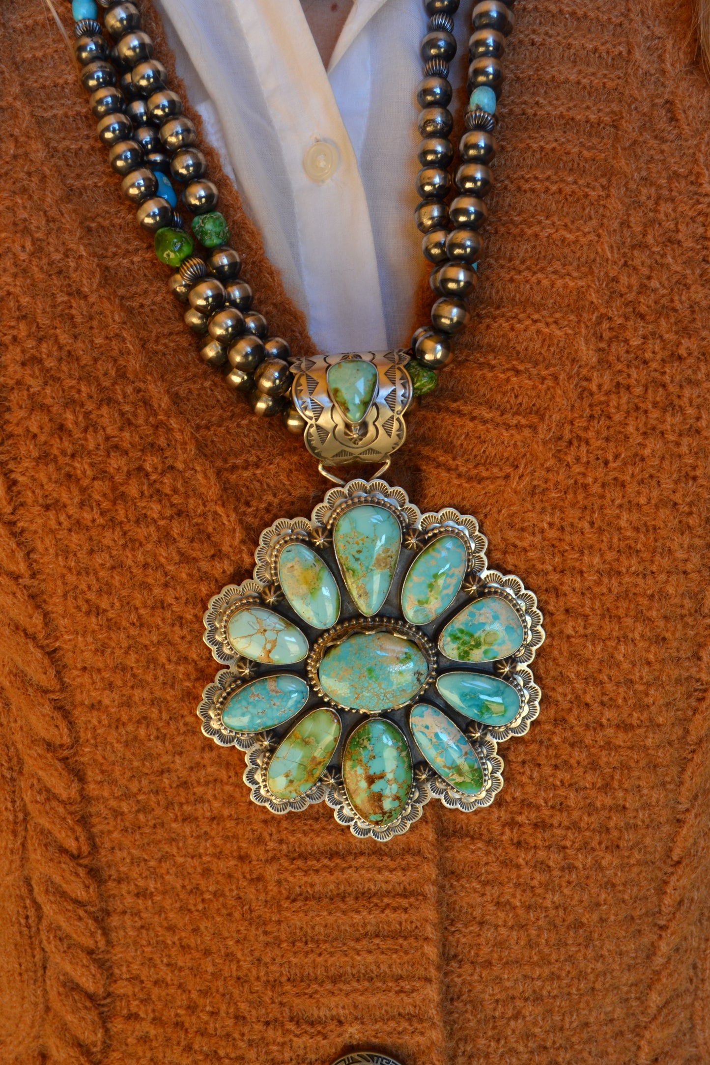 The Pinnacle 27" Sonoran Cluster Necklace