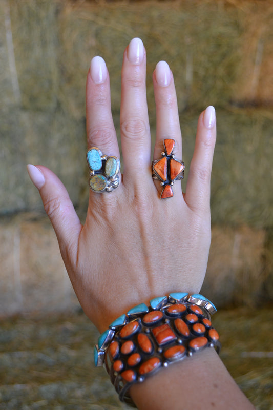 The Westin Adjustable 3 Stone Ring