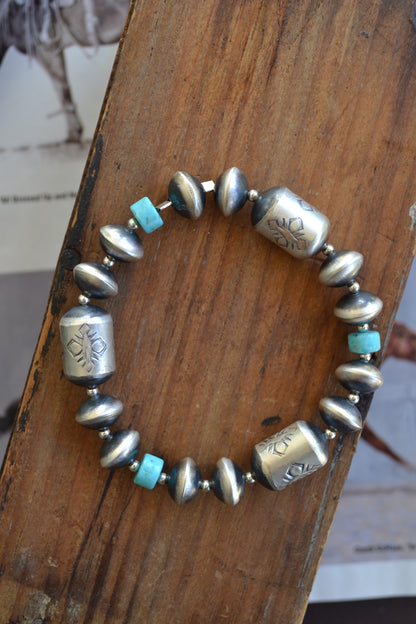 The Latham 12mm Navajo Stretch Bracelet