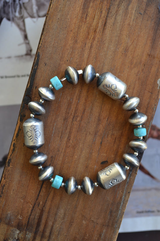 The Latham 12mm Navajo Stretch Bracelet