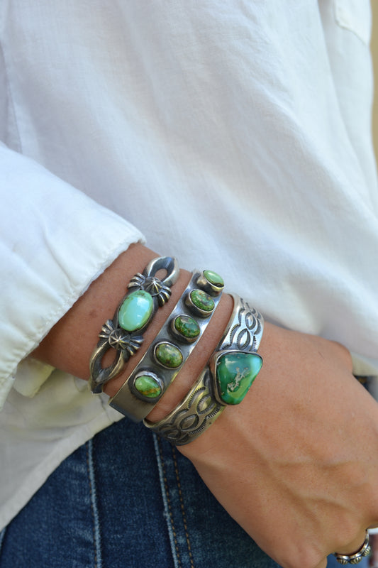 chimney butte sonoran gold turquoise cuff bracelet