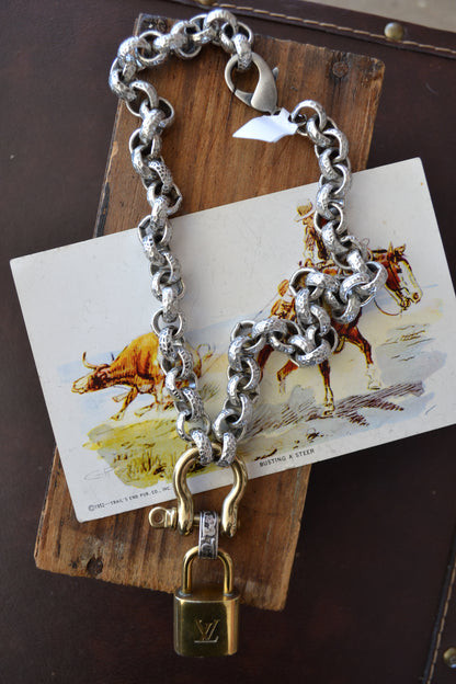 The Zelda LV Lock Necklace