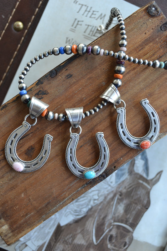 The Lucky Horseshoe Pendants