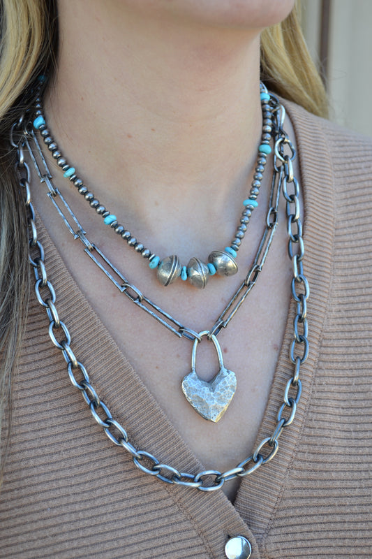 The Crescent Heart Necklace
