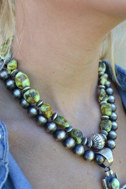 The Animosa 17” Palomino Necklace