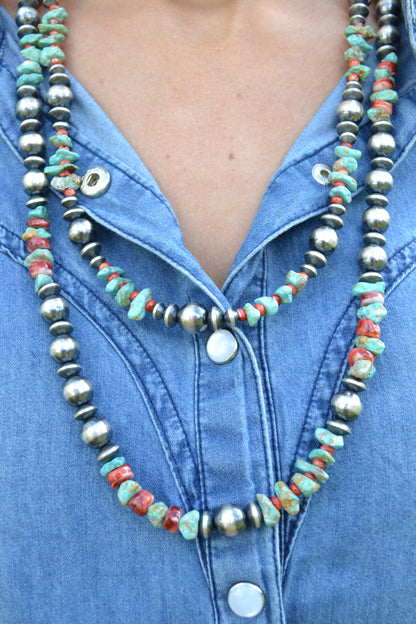 The Navarro 10mm Red Spiny Pearls