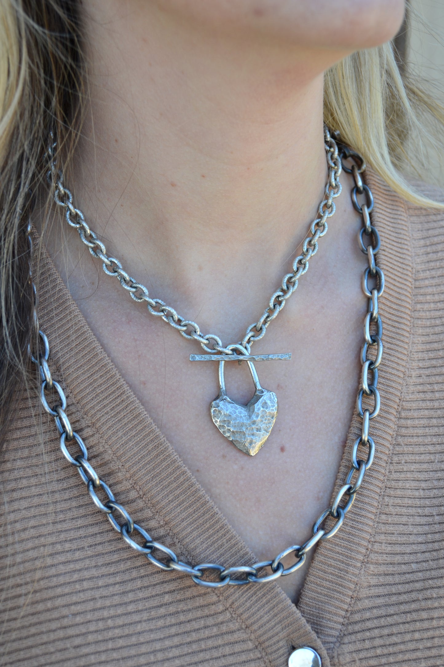 The Kossee Heart Toggle Necklace