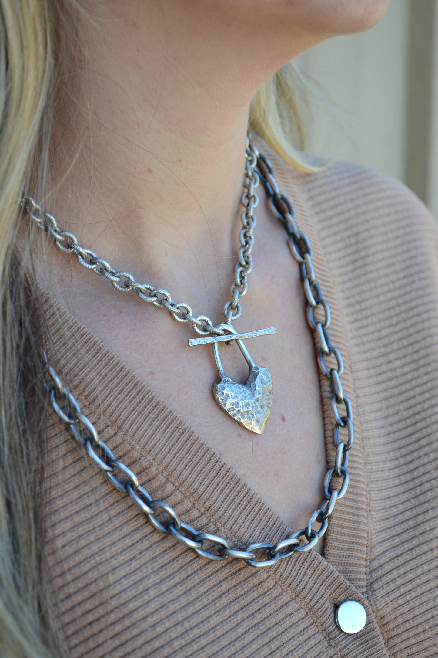 The Kossee Heart Toggle Necklace