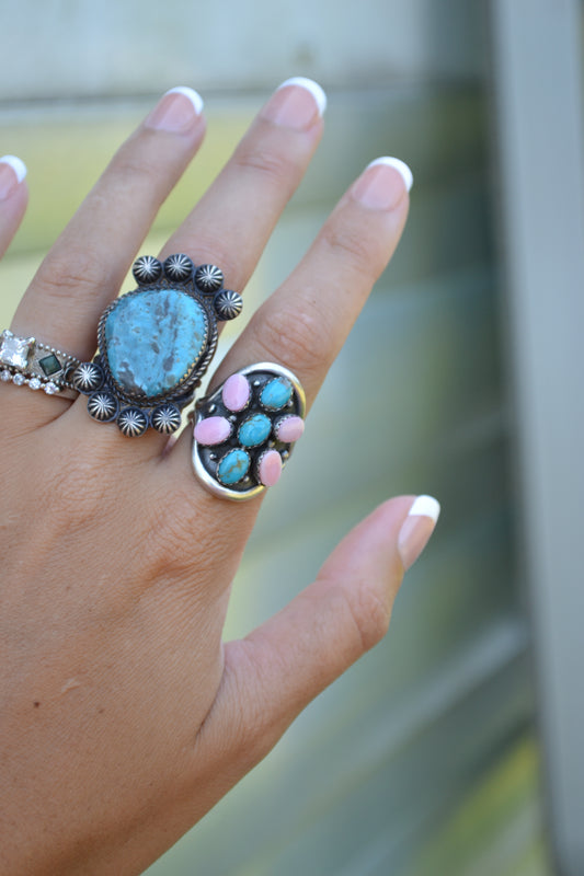 The Pernell Pink Conch Ring