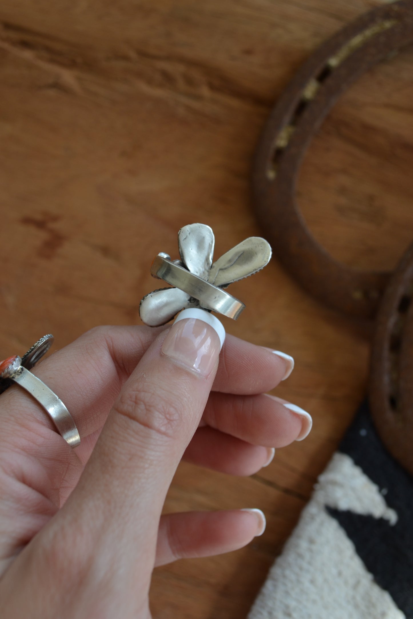 The Libelula Adjustable Ring in Spiny