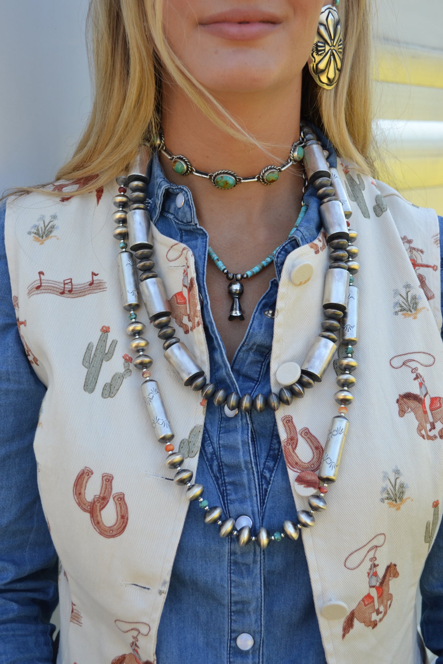 The Nez 25" Navajo Pearl Set