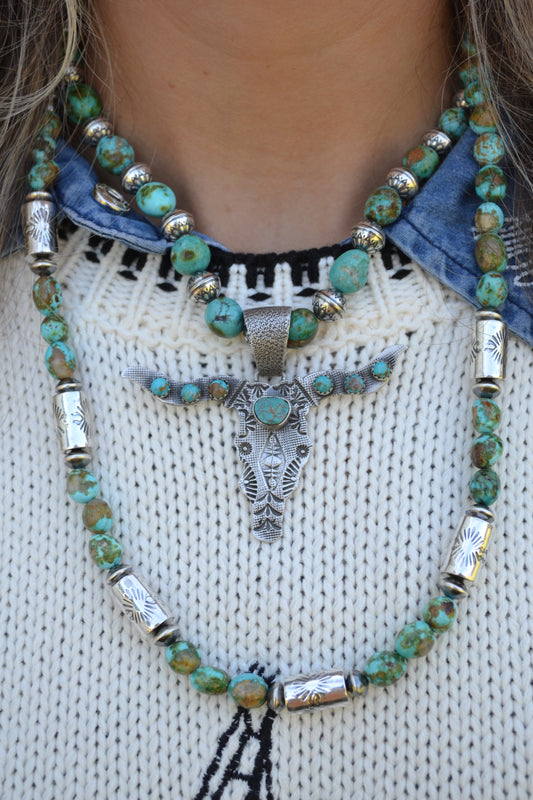 The Colter Longhorn Pendants (Sonoran Available)