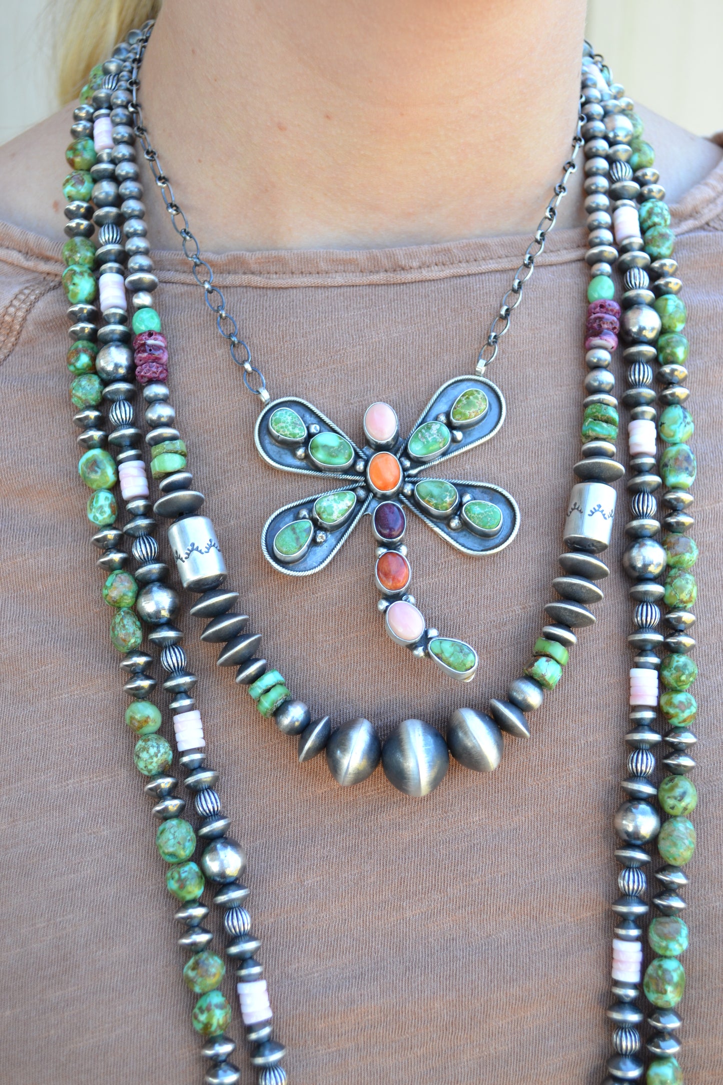 The Kaden 22" Navajo Pearl Necklace