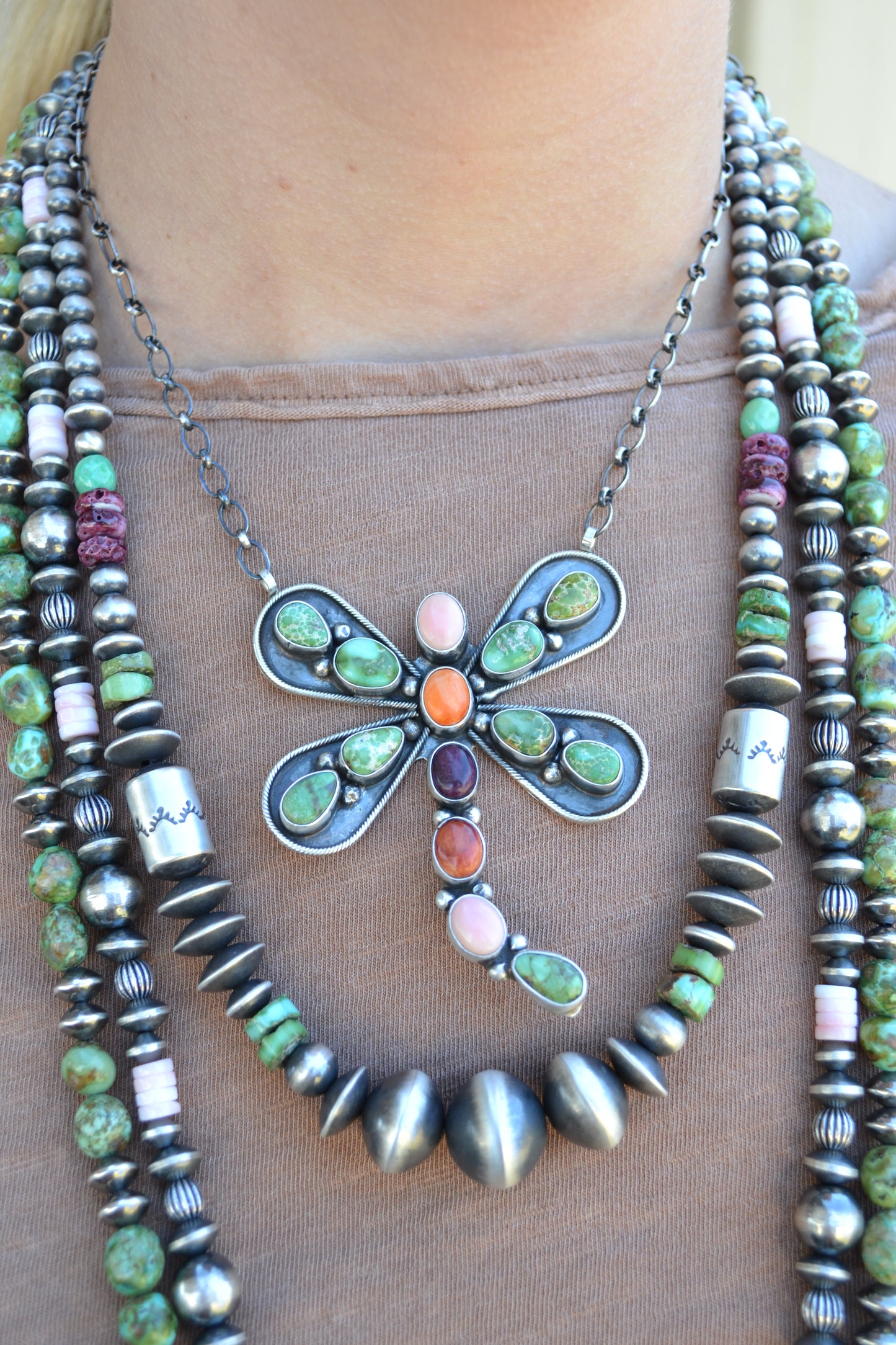 The Kaden 22" Navajo Pearl Necklace