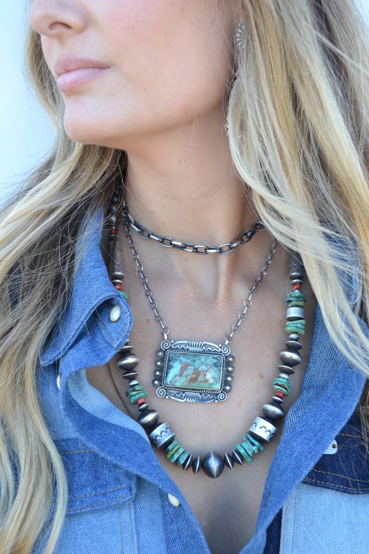 The Abilene 24" Navajo Pearls