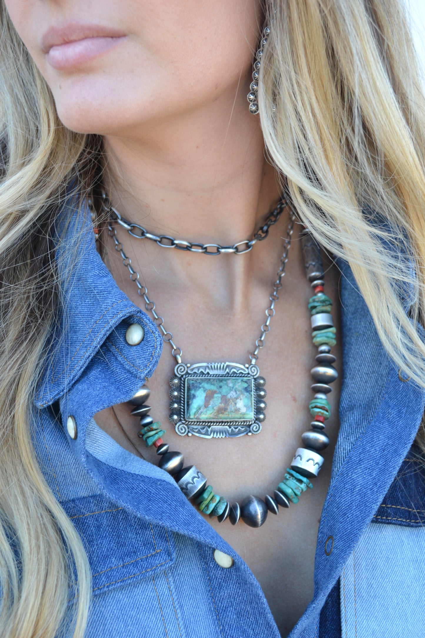 The Abilene 24" Navajo Pearls