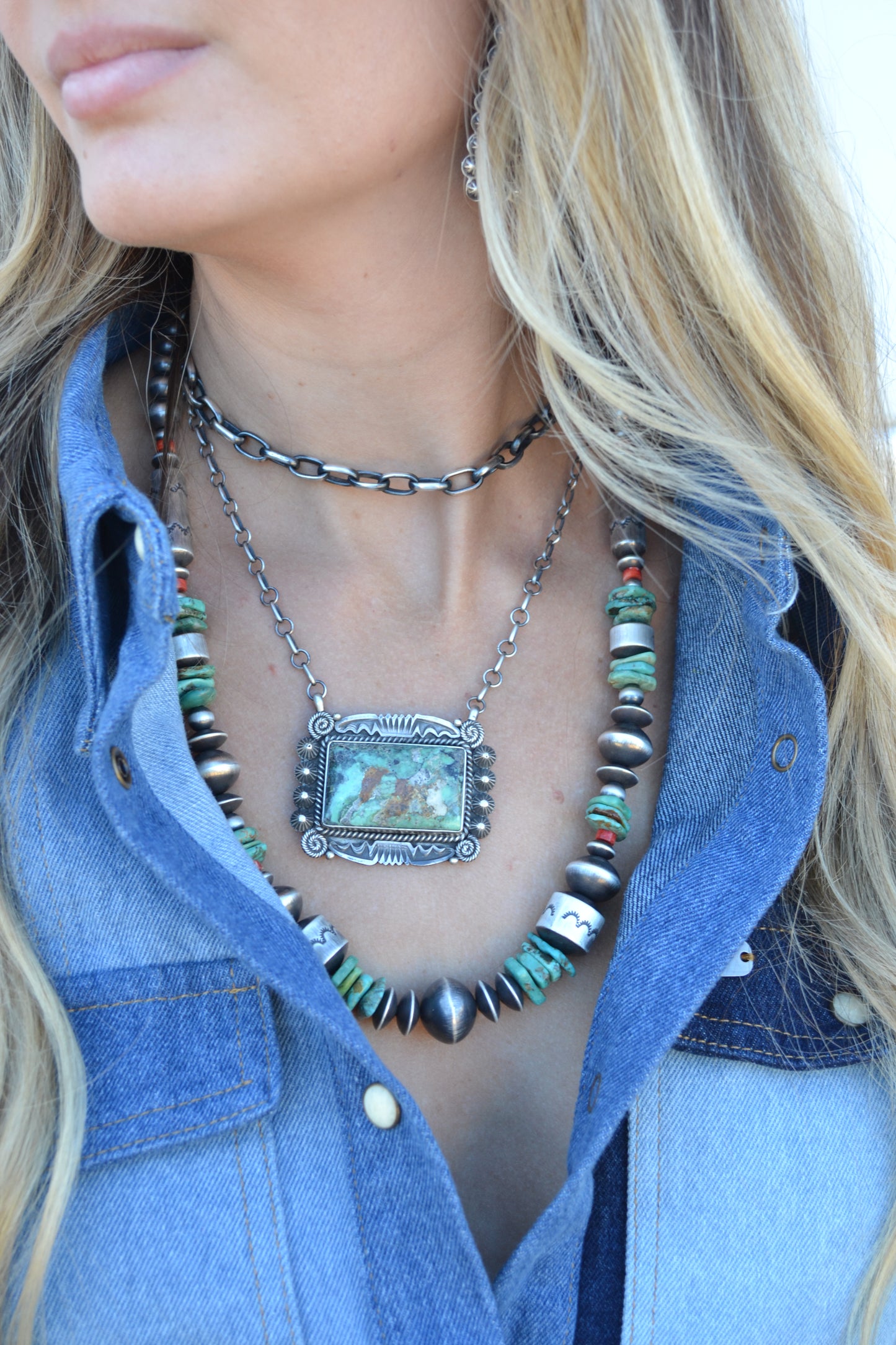 The Abilene 24" Navajo Pearls